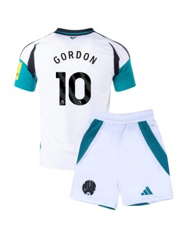 Newcastle United Anthony Gordon #10 Ausweichtrikot für Kinder 2024-25 Kurzarm (+ Kurze Hosen)